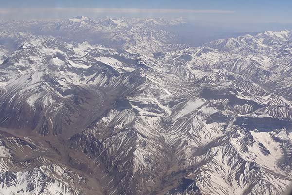 Chile cordilheira andes viagem