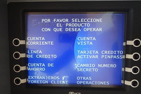 Tudo sobre o Chile - ATM para saque em pesos