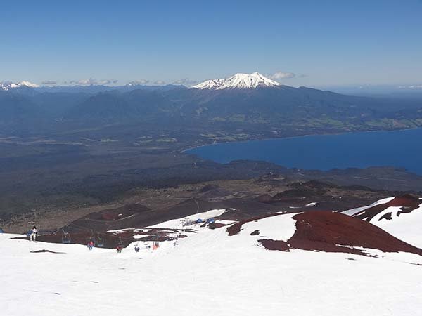 Chile Vulcão Osorno esqui