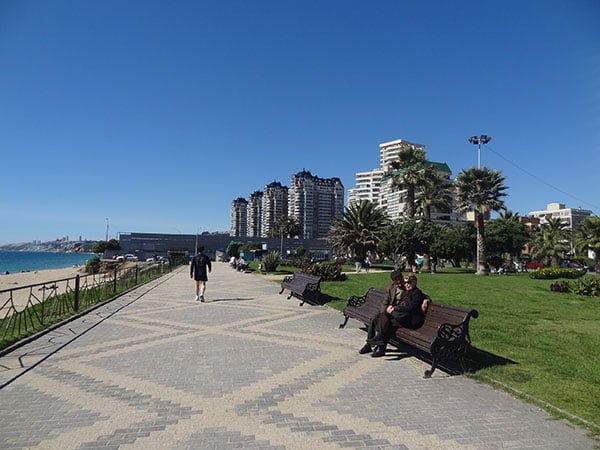 Calçadão em Viña del Mar