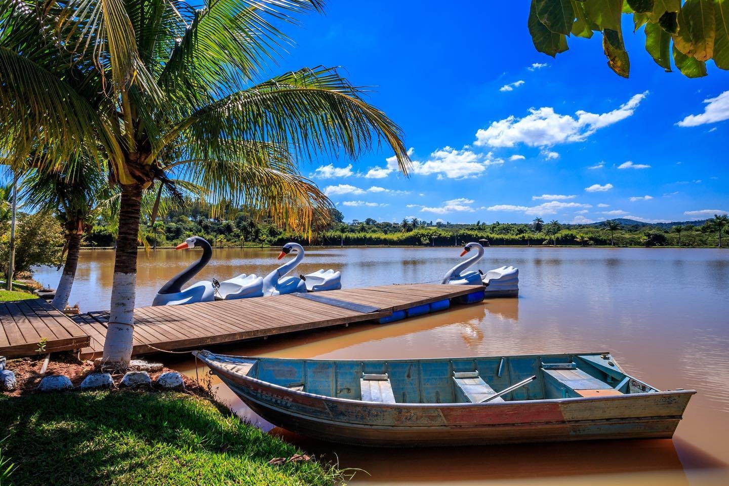 Lago em Hotel Fazenda Lagoa Azul em Minas Gerais