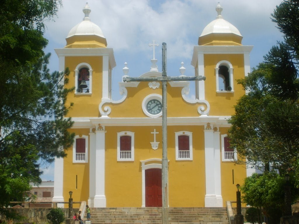 igreja matriz O que fazer em São Tomé das Letras: Mistério e muitas cachoeiras