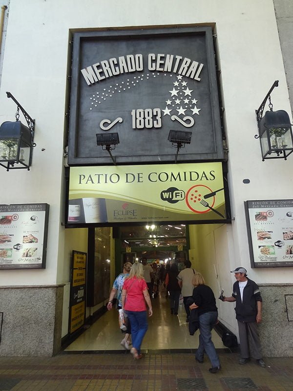 Entrada do Mercado Central