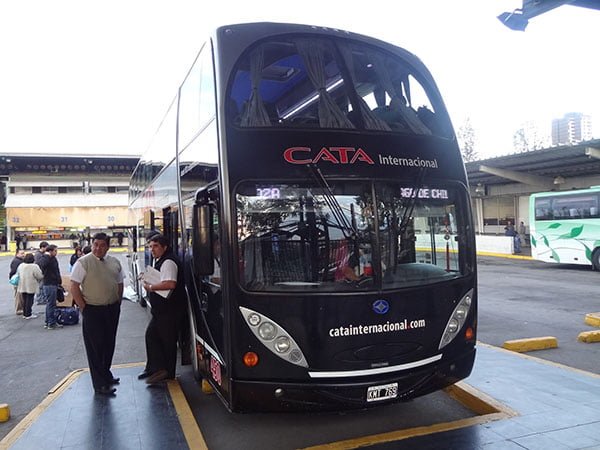 Ônibus Cata Internacional - Santiago a Mendoza